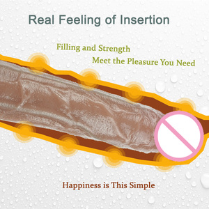 G-Punkt Vibratoren Großer Dildo 270mm Squlid Silikon Penis 10-Freq Vibrator Did-lo Echte Haut Dido für Paar Spielzeug - Product Image 5