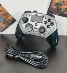 Para controlador con cable PS5 con vibración, detección de movimiento de seis ejes para controlador de juego PS5 conectado directamente a la computadora PC - Product Image 5