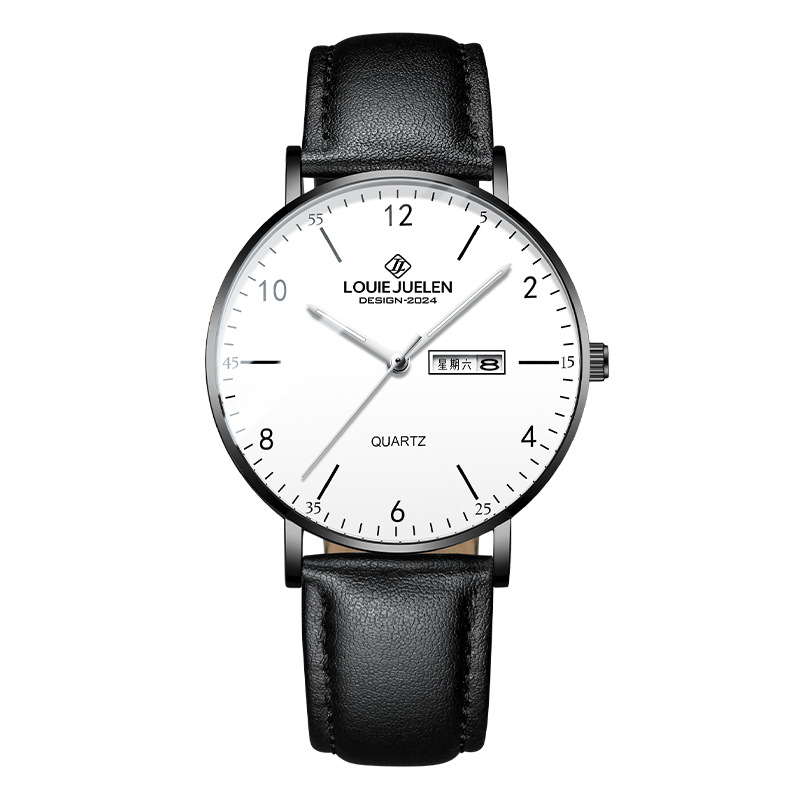 L-541 black shell white face black belt