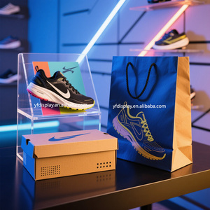 OEM ODM một cửa giải pháp <span class=keywords><strong>Acrylic</strong></span> hiển thị kệ cho Giày rõ ràng <span class=keywords><strong>Acrylic</strong></span> hiển thị đứng với bao bì hộp mang theo túi - Product Image 1