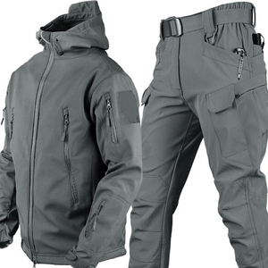 Commercio all'ingrosso di alta qualità tattico camuffamento uniforme giacca invernale sicurezza Soft Shell tattico giacca da uomo in tessuto Casual - Product Image 3
