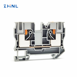 Most Popular PT10 <strong>Spring</strong> <strong>Connection</strong> 20-6 AWG DIN Rail Push in <strong>Terminal</strong> <strong>Block</strong> Connector - Product Image 3