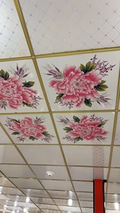 热销家居装饰防水聚氯乙烯天花板瓷砖和板材室内使用假塑料天花板 - Product Image 5