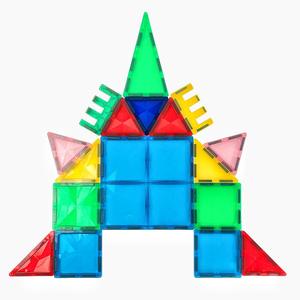 60pcs telhas magnéticas edifício blocos para crianças