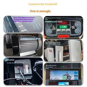 2025 modello commerciale intelligente tapis roulant elettrico portatile palestra attrezzature con pulsante di inclinazione e Touch Screen direttamente in fabbrica