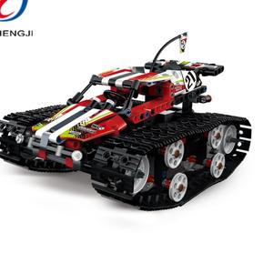 2 in 1 Diy uzaktan kumandalı kamyon oyuncak yapı taşları RC araba kiti yapı taşı araba - Product Image 5