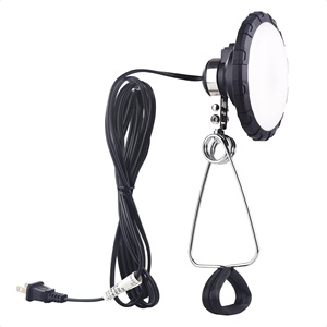 ETL จดทะเบียน LED Clamp บนไฟทํางานพร้อมสายไฟ 6 ฟุต 800 Lumens 8.1 วัตต์ 5000K แสงกลางวันแบบพกพา LED Clamp Light สําหรับการประชุมเชิงปฏิบัติการ - Product Image 1