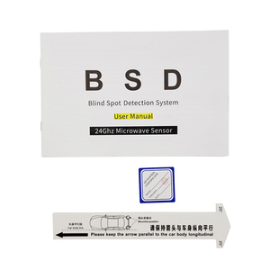 An toàn lái xe BSD 20m 24Ghz lò vi sóng xe điểm mù hệ thống phát hiện phổ quát xe cảnh báo bằng giọng nói dính trên điểm mù màn hình - Product Image 6