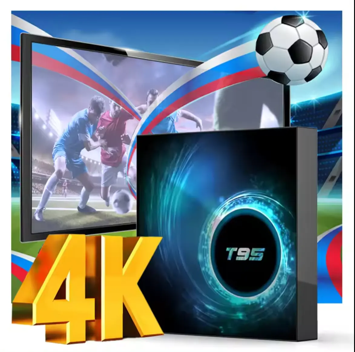 Hoge Kwaliteit Android Tv Box 4K Iptv Set Top Box Reseller Met 2.4G/5G Dual Wifi