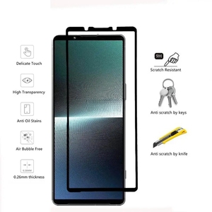 Sony Xperia 1VI & Xperia 10VI için yüksek alüminyum ekran koruyucu Film şeffaf temperli cam serigraf baskı ile - Product Image 4