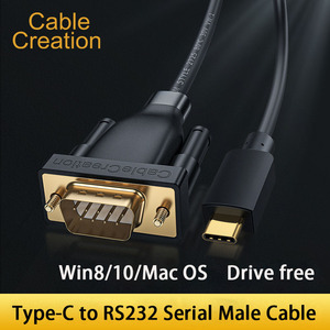 Cavo adattatore seriale da USB C a RS232 CableCreation con cavo da rs232 a usb con Chip PL2303