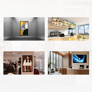 Animasyon ve grafik duvara monte LCD dokunmatik ekran ile 32/43/49/55/65 inç Ultra ince dijital tabela ve reklam oyuncu - Product Image 6