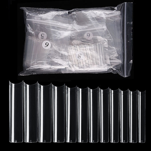 ปลายเล็บทรงตรงยาวชัดเจนแบบฝรั่งเศสปลายเล็บทรงสี่เหลี่ยมขนาด XL XXL XXXL 3XL ไม่โค้งตัว C - Product Image 1