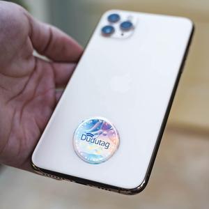 הדפסה מותאמת אישית RFID בקרת גישה טבעת קריסטל 13.56MHz Ntag213 חכם NFC אפוקסי תג טבעת מפתח
