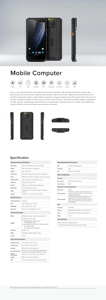 CHAINWAY MC95 Android 12 4G Smartphone Mobiler Computer mit 1D 2D Barcode Scanner PDAs Produkt - Product Image 5