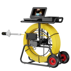 กล้องตรวจสอบท่อ360องศา10 "นิ้วสาย IP เส้นผ่านศูนย์กลาง9มม. 512Hz เครื่องส่งสัญญาณบอกตำแหน่งแป้นพิมพ์เคาน์เตอร์ - Product Image 1