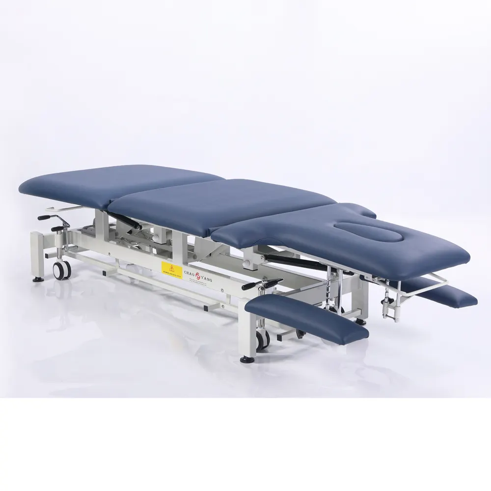 شويانغ الطبي 5 أقسام في جميع أنحاء نظام سرير العلاج الطبيعي الكهربائي للاستخدام العيادة