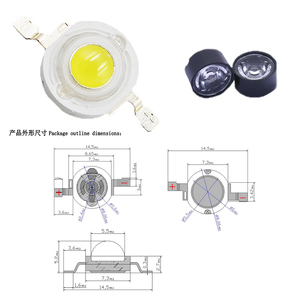 3 W ชิป LED ประสิทธิภาพสูงไฟ LED สีขาว3วัตต์ - Product Image 4