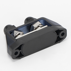 250A Heavy Duty 2 Way Copper <strong>Busbar</strong> Cover <strong>Busbar</strong> Copper Trunking System M10 Studs 300V <strong>AC</strong>/48V DC Power Distribution Block - Product Image 5