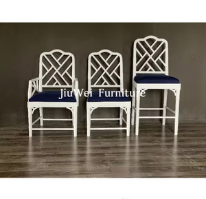 Chaise réglable en hauteur commerciale de bras de chêne pour la conception Chippendale de salle à manger de restaurant - Product Image 5