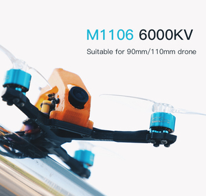 มอเตอร์ขนาดเล็กน้ำหนักเบา6000KV M1106 T-MOTOR สำหรับ3-4S ไมโคร2-3นิ้วไม้จิ้มฟันและ whoops ราคา - Product Image 2