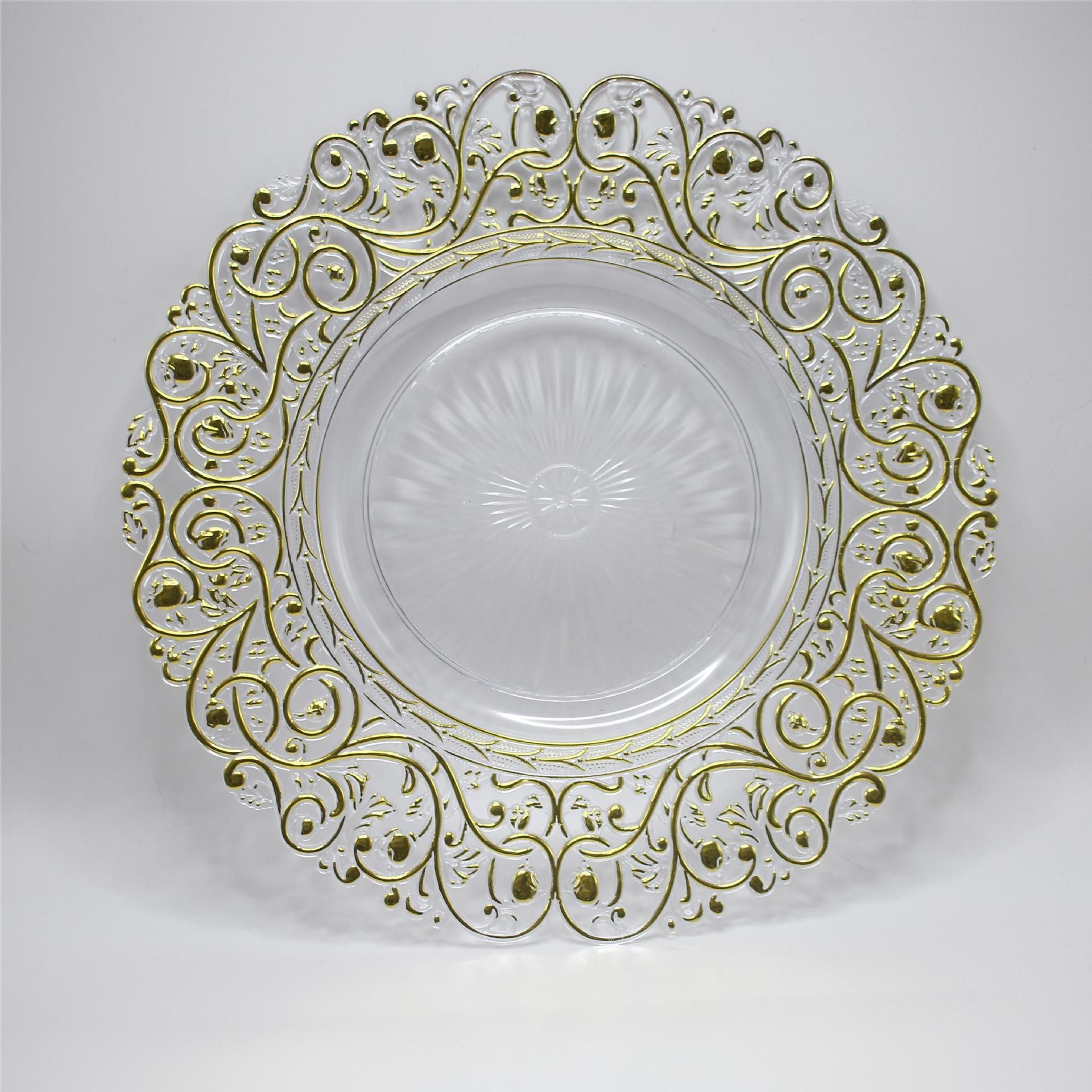 Transparent Gold Trim