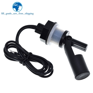 TZT 1 Uds tanque piscina interruptor de nivel de agua Horizontal Sensor de nivel de líquido PP interruptor de flotador de bola de plástico para Arduino