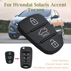 ปลอกหุ้มกุญแจรถยนต์สำหรับ Hyundai I10/I20/I30/IX35เคสหุ้มกุญแจซิลิโคนแบบเต็มพร้อมเปลือกป้องกันสำหรับกุญแจรถ - Product Image 2