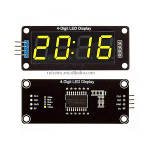 LED a 4 cifre Display da 0.56 "tubo decimale 7 segmenti TM1637 orologio a doppio punto modulo Display bianco da 0.56 pollici - Product Image 4