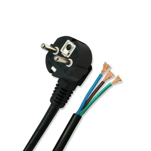 Yüksek kaliteli özelleştirilebilir 3 Pin fiş güç kablosu kablosu avrupa standart VDE sertifikalı telli bakır mükemmel uzatma - Product Image 5