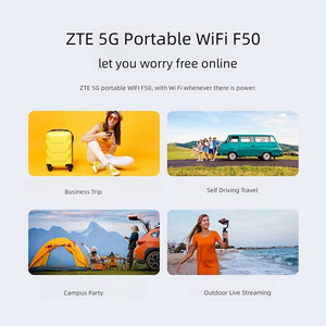Unlocked <strong>ZTE</strong> 5G Pocket UFi F50 Mini <strong>WiFi</strong> Router Dual Band 1.6Gbps USB 3.0 Type-C 4G LTE Cat15 SA/NSA 5G Mobile Portable Hotspot - Product Image 4