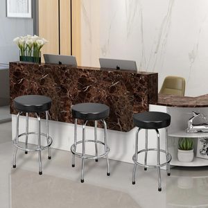 14-inch 360 độ xoay thép bàn làm việc phân Vinyl đệm biểu tượng chỗ ngồi với 300lb Công suất nhà để xe & hội thảo phân cho ăn uống - Product Image 6