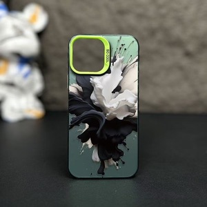 เคสลาย IMD หมึกสีดำและสีขาวสำหรับ iPhone 16 15 14เคสสำหรับ iPhone 11 12 13 PRO MAX กรอบกันกระแทก - Product Image 2