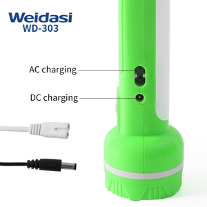 Vendita calda a lungo raggio di plastica a led torcia torcia di emergenza luce ricaricabile con energia di buona qualità torcia elettrica - Product Image 5