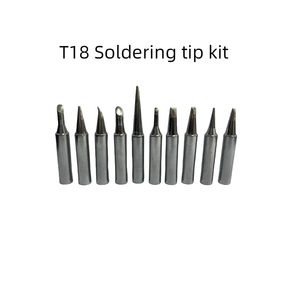 12-Piece T18 Series Soldering <strong>Tips</strong> Set T18-I/B/C/K/<strong>D</strong> Copper Iron <strong>Tips</strong> for Hakko FX888D Station - Product Image 2