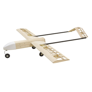 Kanat açıklığı 2100mm Model oluşturma kiti lazer kesim Balsa ahşap uçak RQ7 gölge krom çerçeve kanat açıklığı 2100mm Model oluşturma kiti