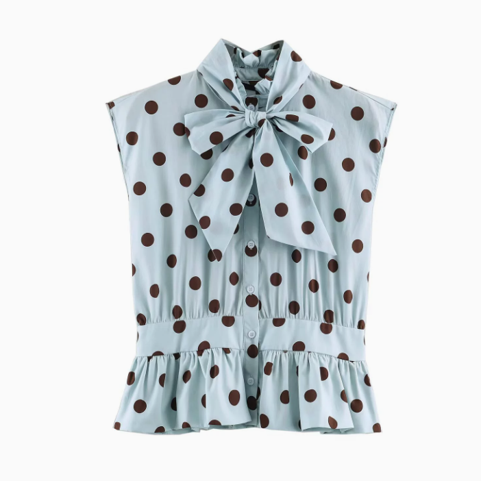 polka dot top