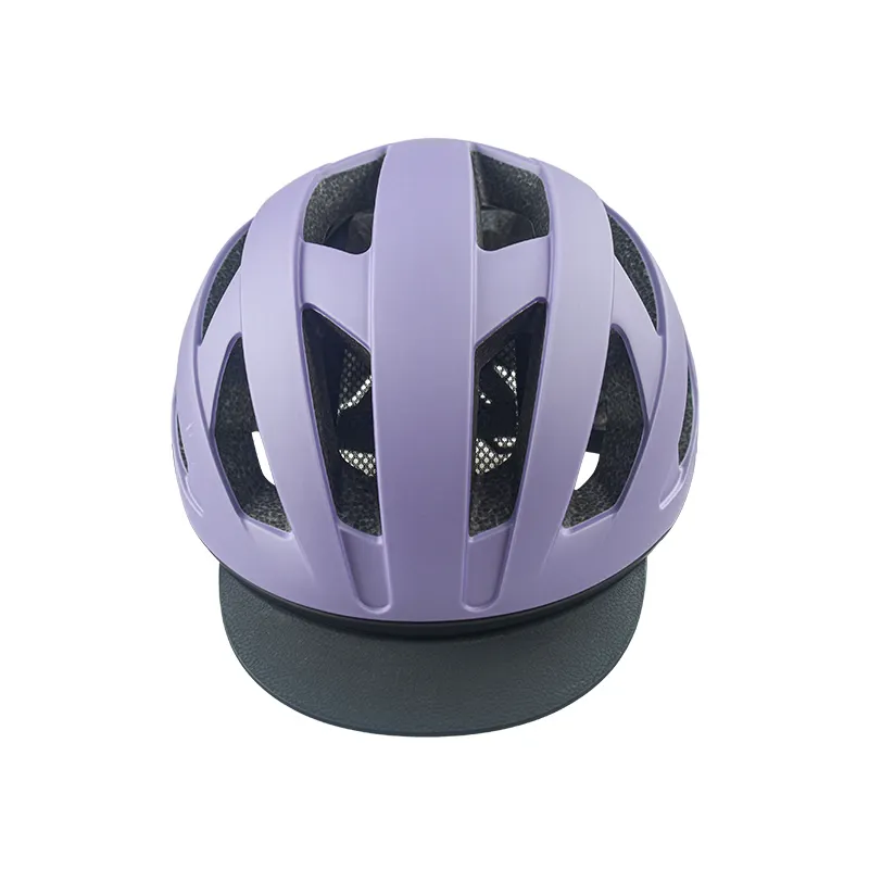Регулируемый велосипедный шлем для взрослых с козырьком и задними фонарями