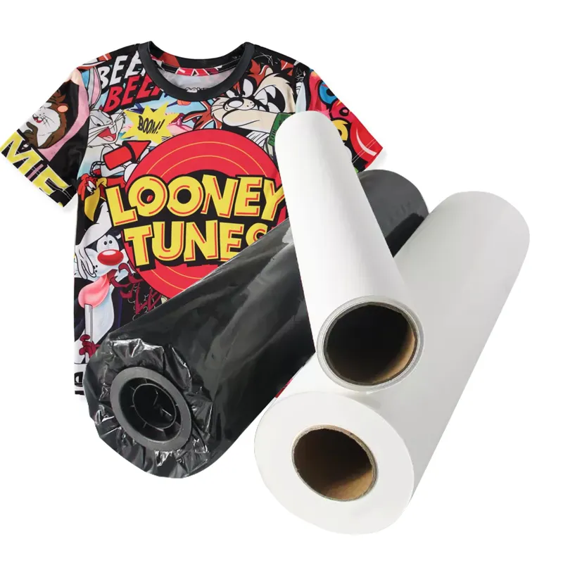 Wholesale Paper Rolls Inkjet Printable Heat Transfer paper For sublimation Printer/sublimation paper