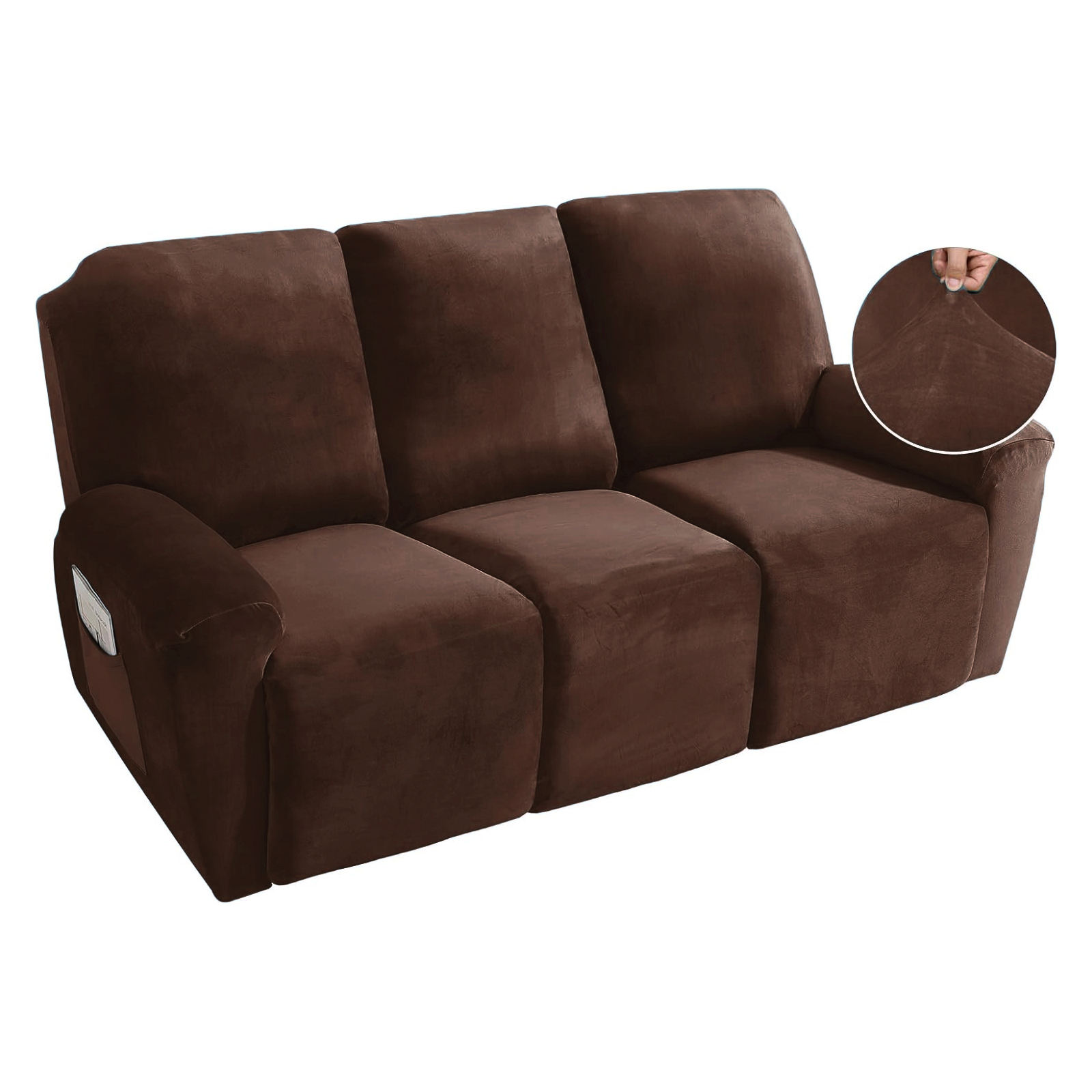 Café foncé-3 places