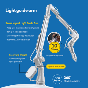 2025 chuyên nghiệp us510k Hàn Quốc nhập khẩu hướng dẫn ánh sáng cánh tay q-switch máy <span class=keywords><strong>laser</strong></span> picosecond cho máy Xóa hình xăm - Product Image 2