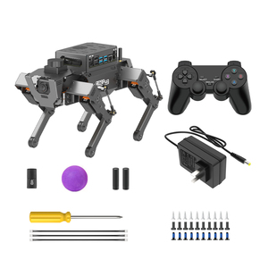 Hiwonder ROSPug cuadrúpedo Robot perro Python programación robótica educativa Kits alimentados por Jetson Nano AI Robot Dog