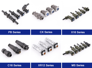 Đầu nối thẳng gắn bảng, loại đực, 2PM, series 14, chuẩn quân sự, <span class=keywords><strong>4</strong></span> chân - Product Image 3