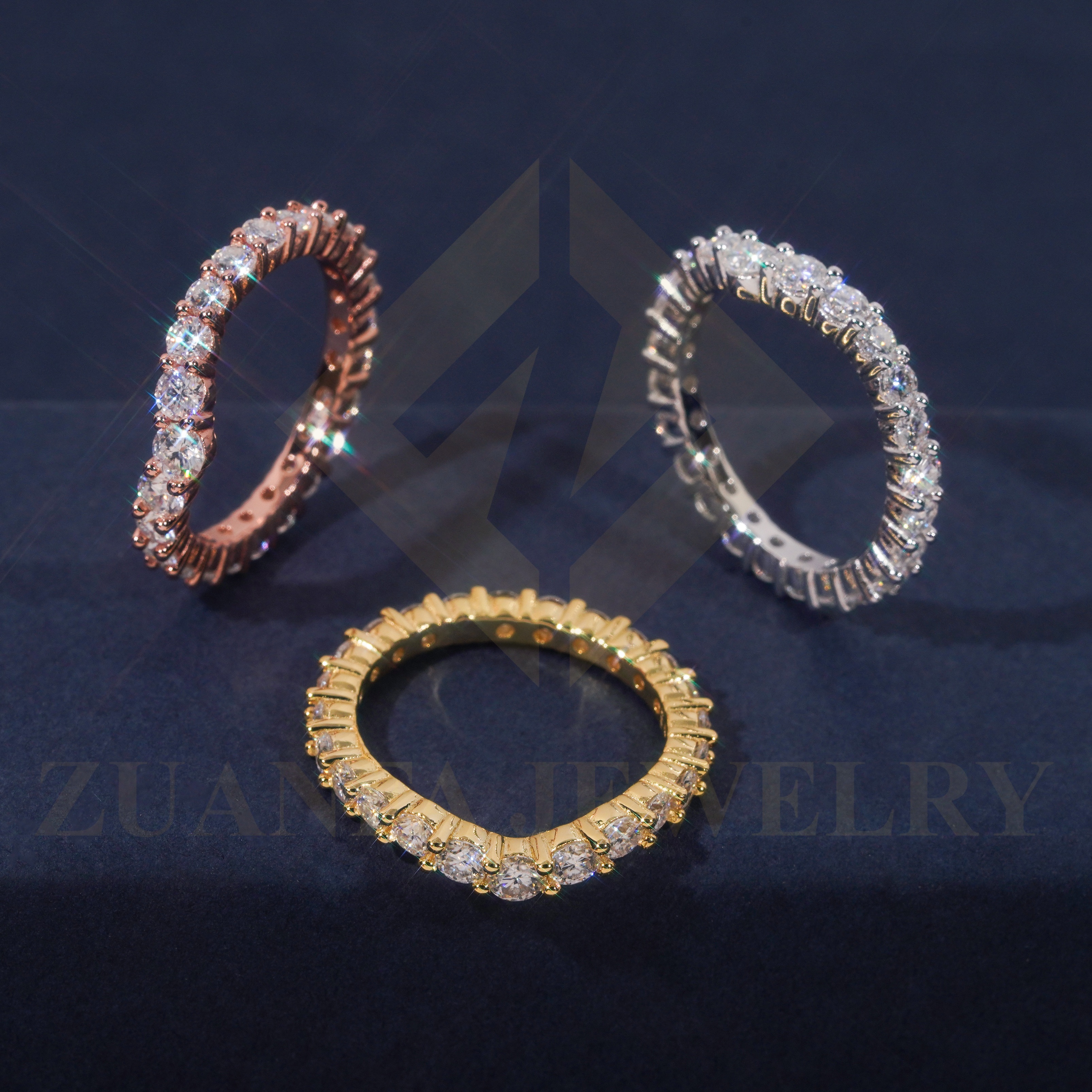 White gold plated