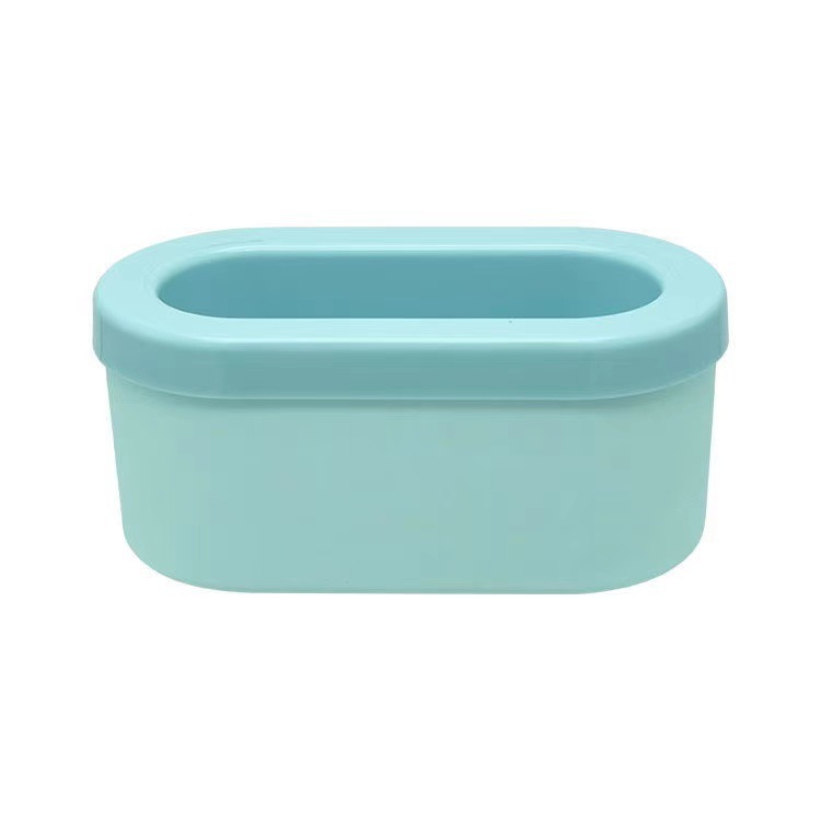 Seau bleu + couvercle bleu (sac OPP)