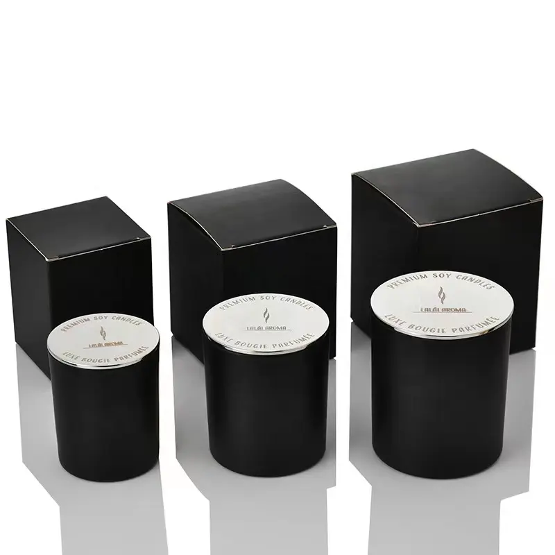 Großhandel kunden spezifische Kerzen gläser mit Deckel einzigartige hochwertige Glas kerzenhalter