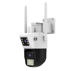 Çift ekran ekran alarmı itme PTZ IP66 PIR insan algılama hareket algılama güvenlik kameraları wifi kablosuz güvenlik kamera - Product Image 1