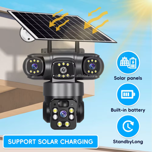 Akıllı AI hareket algılama Pro Pro güneş kamera 30x Zoom 4g Sim kart güneş 360 derece Cctv 3 çift Lens kamera - Product Image 2