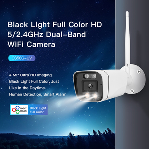 高清4 MP IP摄像机夜视Al人体检测网络技术远程监控IP67防水云存储Wifi CMOS - Product Image 2