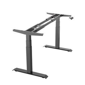 <strong>Custom</strong> Electric Dual Motors Adjustable <strong>Computer</strong> Table Sit to Stand Office Desk Lifting Column - Product Image 4